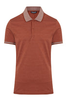 Regular Fit Cinnamon Cotton Blend Polo T-Shirt - MIB