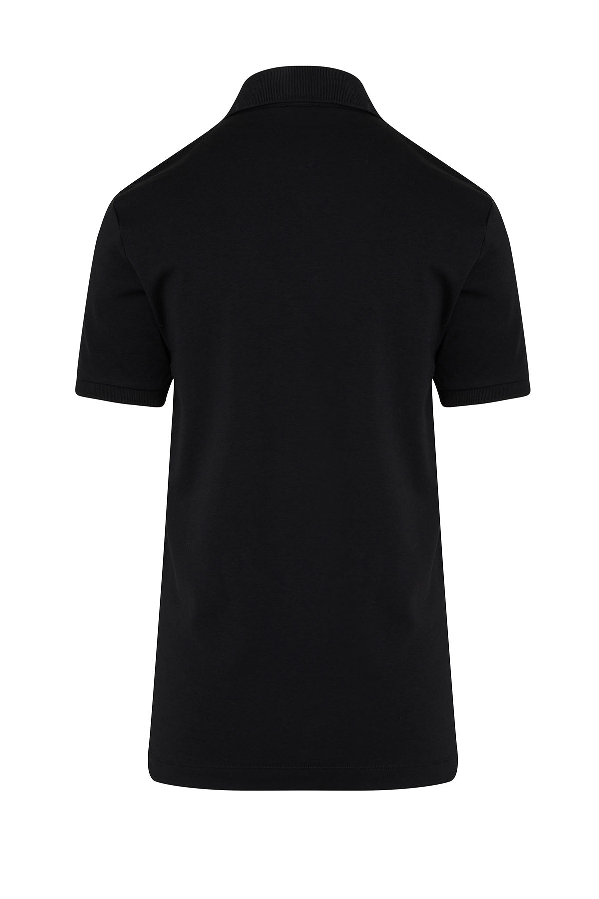 Regular Fit Cotton Black Polo T-Shirt - MIB