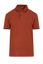 Regular Fit Cotton Blend Brick Polo T-Shirt - MIB