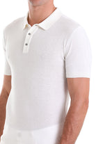 Regular Fit Cotton Blend Ecru Polo T-Shirt - MIB