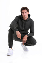 Regular Fit Cotton Blend Khaki Hooded Sweatshirt - MIB