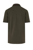 Regular Fit Cotton Blend Khaki Polo T-Shirt - MIB