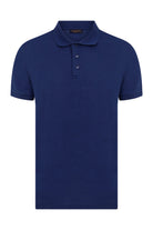 Regular Fit Cotton Blend Light Navy Polo T-Shirt - MIB