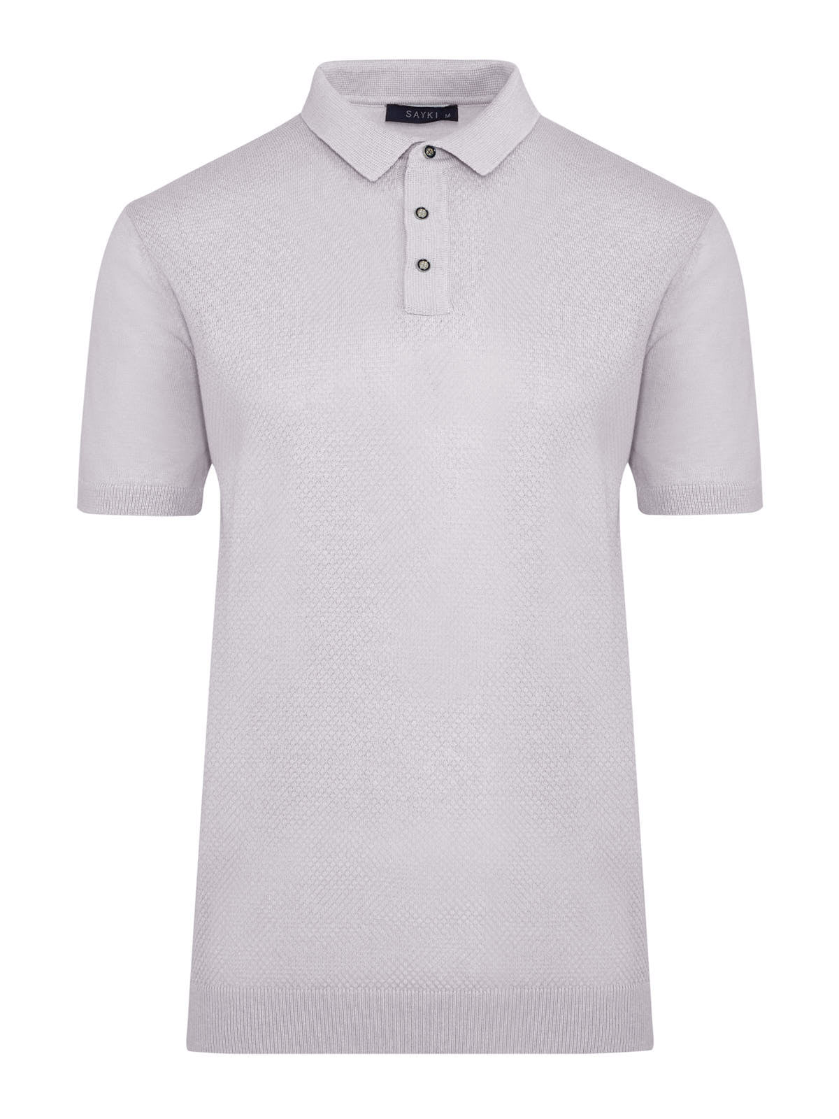 Regular Fit Cotton Blend Lilac Polo T-Shirt - MIB