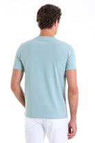 Regular Fit Cotton Blend Mint Crewneck T-Shirt - MIB