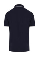 Regular Fit Cotton Blend Navy Polo T-Shirt - MIB