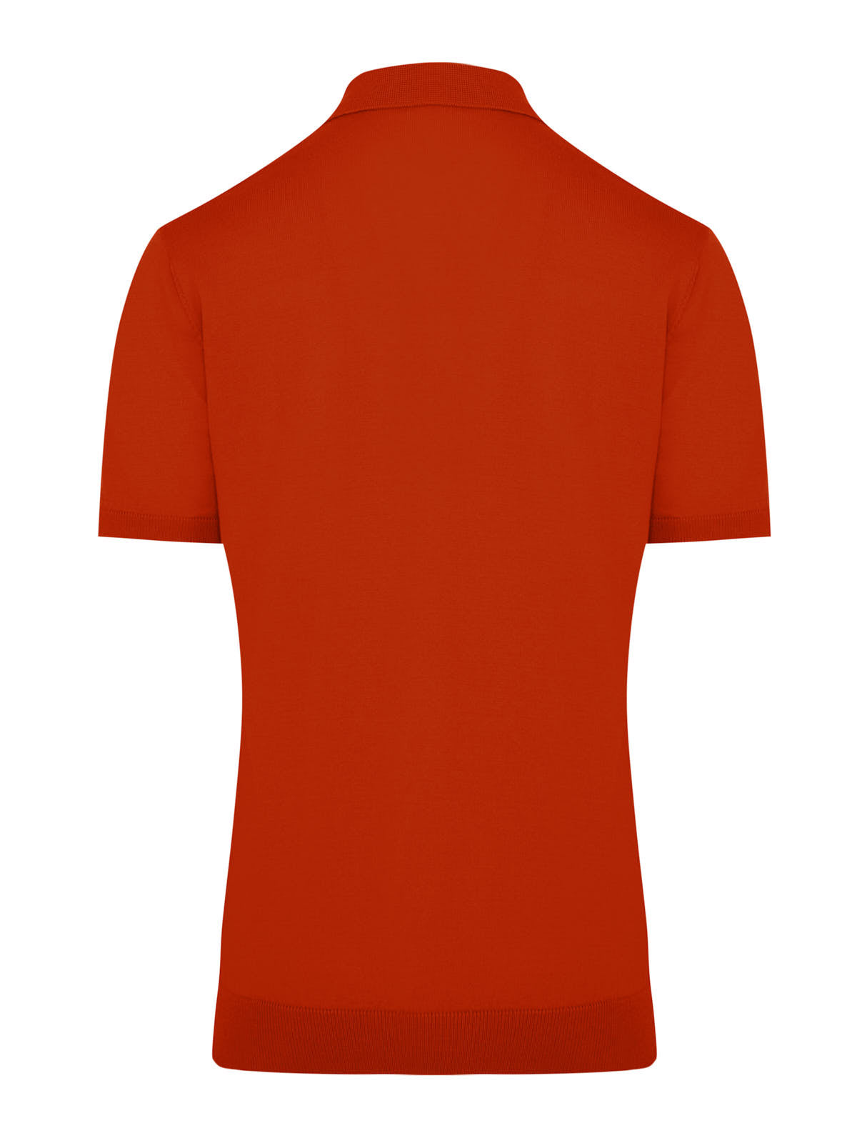 Regular Fit Cotton Blend Orange Polo T-Shirt - MIB