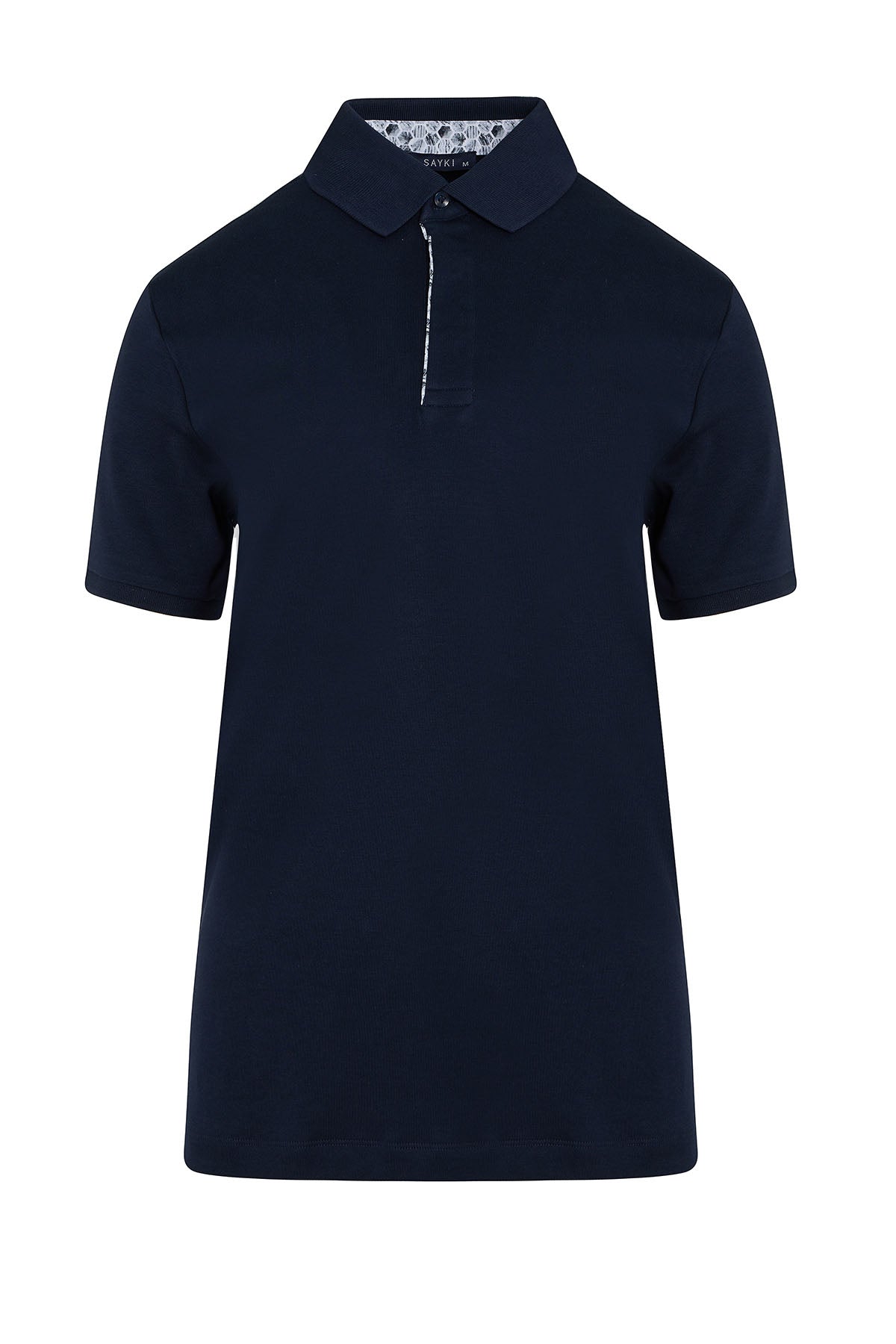 Regular Fit Cotton Navy Polo T-Shirt - MIB