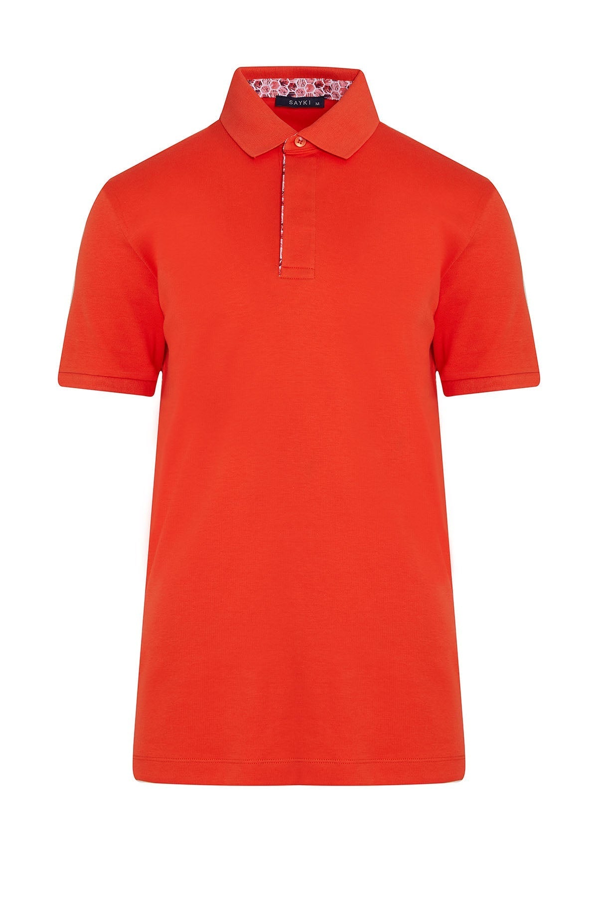 Regular Fit Cotton Orange Polo T-Shirt - MIB