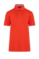 Regular Fit Cotton Orange Polo T-Shirt - MIB