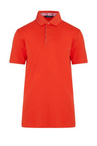 Regular Fit Cotton Orange Polo T-Shirt - MIB