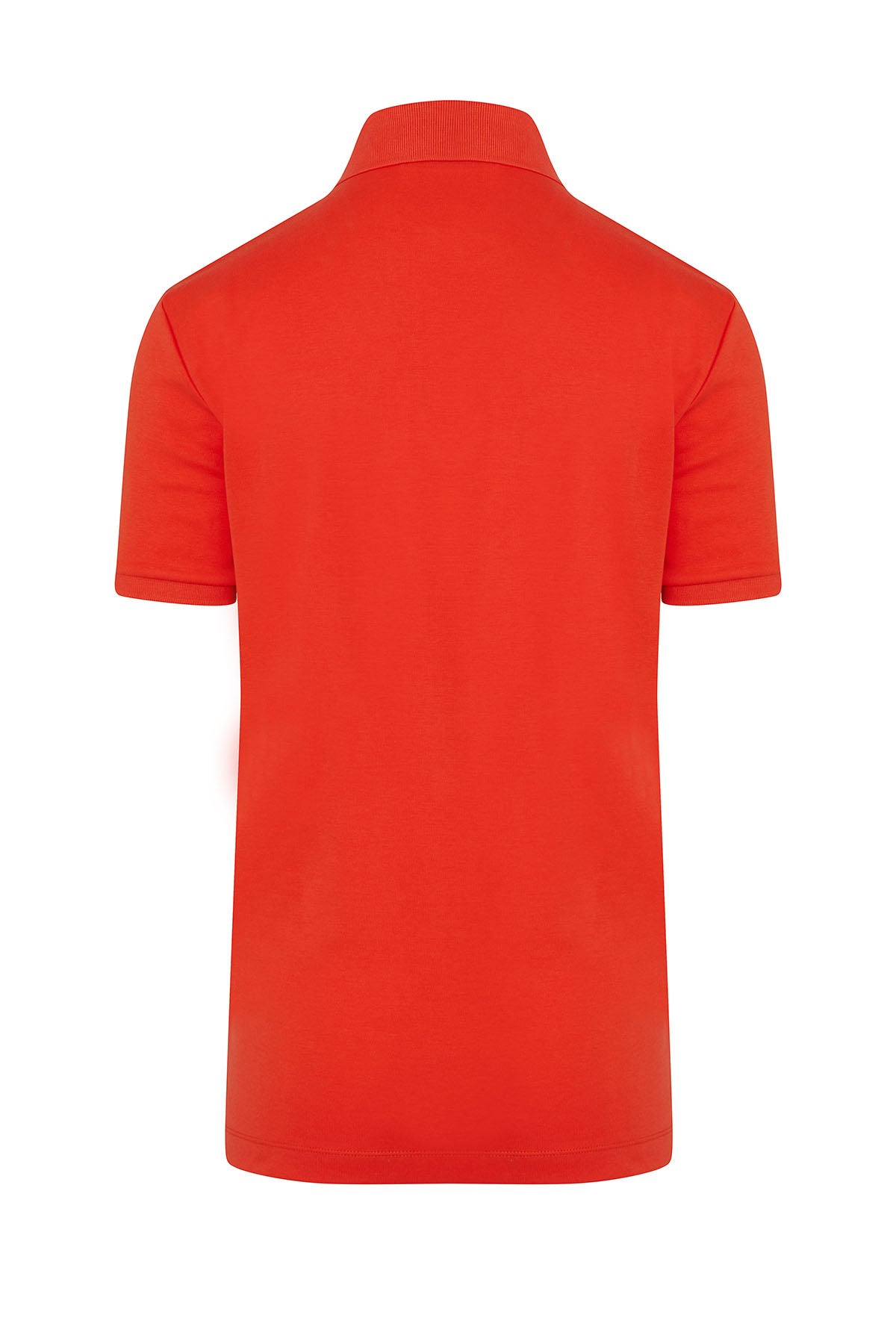 Regular Fit Cotton Orange Polo T-Shirt - MIB