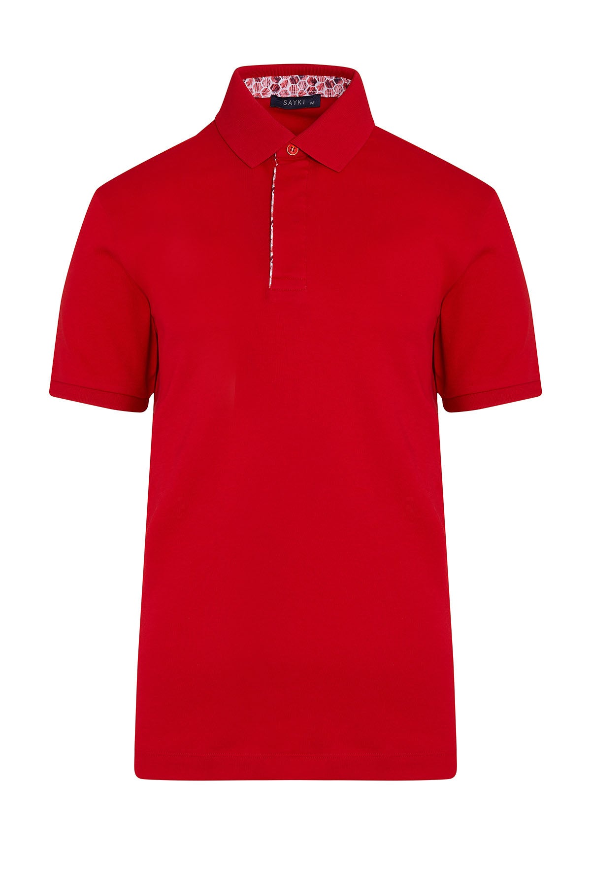 Regular Fit Cotton Red Polo T-Shirt - MIB