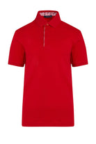 Regular Fit Cotton Red Polo T-Shirt - MIB