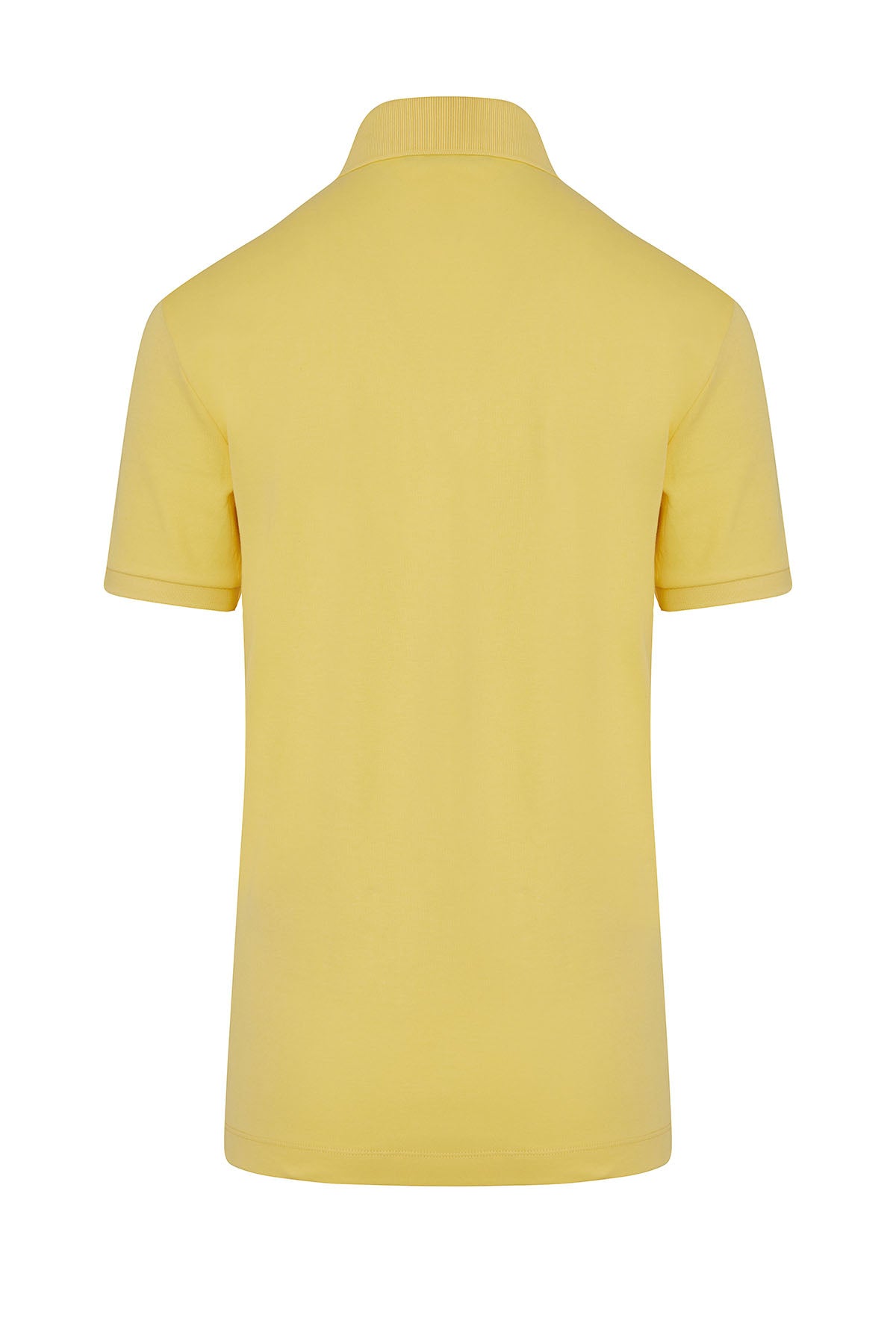 Regular Fit Cotton Yellow Polo T-Shirt - MIB