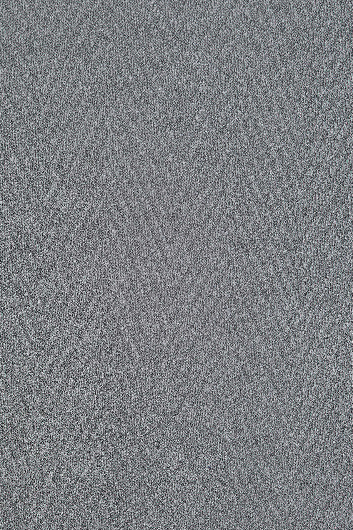 Regular Fit Gray Cotton Blend Crewneck Sweater - SAYKI