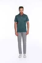 Regular Fit Green 100% Cotton Polo T-Shirt - MIB