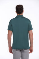 Regular Fit Green 100% Cotton Polo T-Shirt - MIB