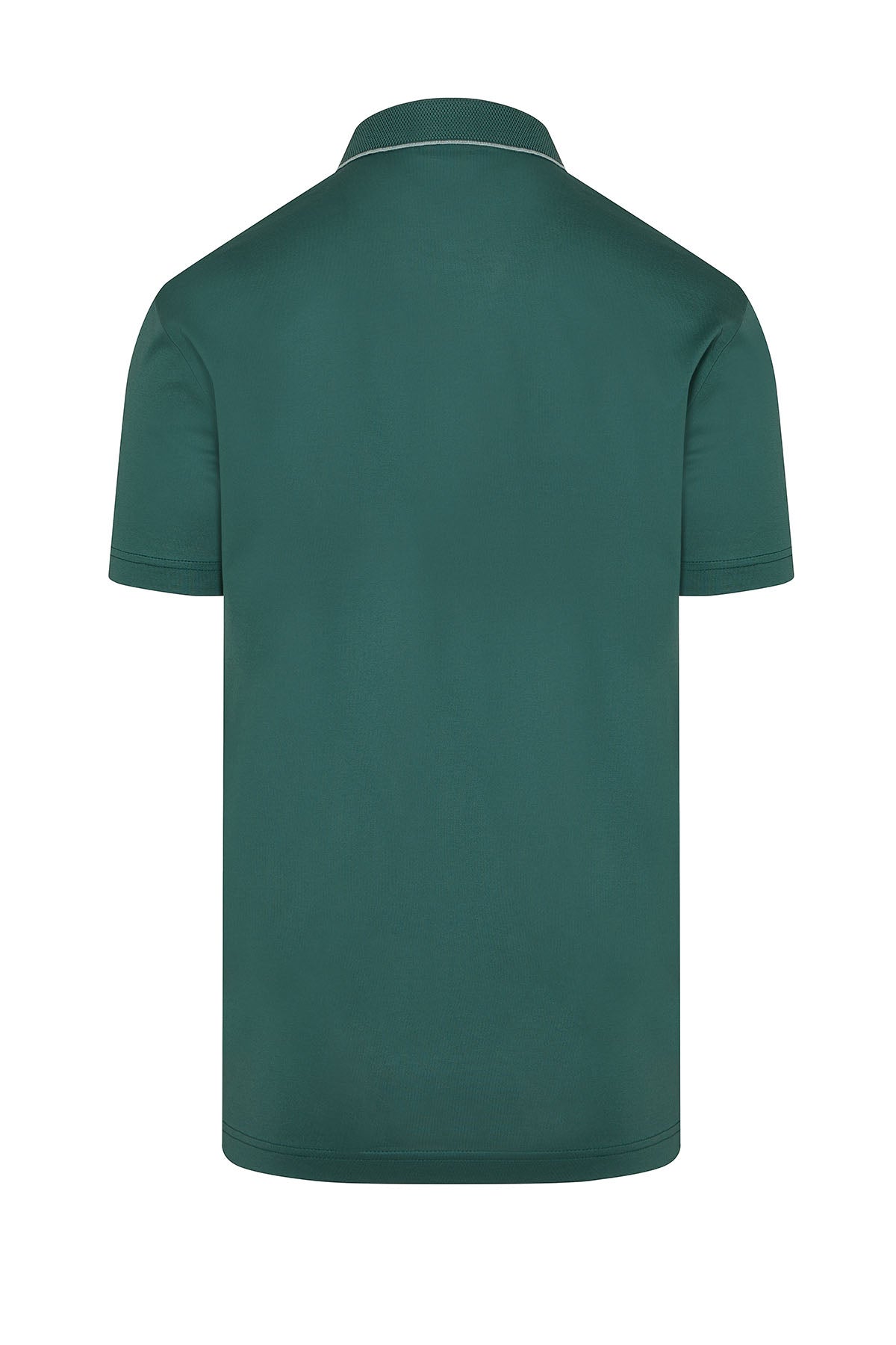 Regular Fit Green Basic Cotton Polo T-Shirt - MIB