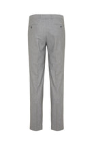 Regular Fit High Waist Gray Melange Wool Dress Pants - MIB