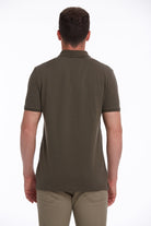 Regular Fit Khaki 100% Cotton Polo T-Shirt - MIB