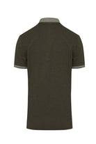 Regular Fit Khaki Cotton Blend Polo T-Shirt - MIB