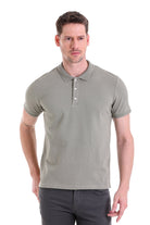 Regular Fit Khaki Cotton Polo T-Shirt - MIB