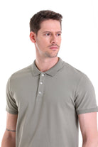 Regular Fit Khaki Cotton Polo T-Shirt - MIB