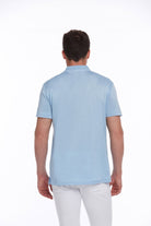 Regular Fit Light Blue 100% Cotton Polo T-Shirt - MIB