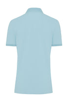 Regular Fit Light Blue Basic Cotton Polo T-Shirt - MIB