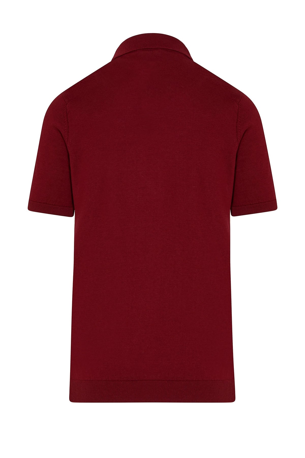 Regular Fit Light Burgundy Cotton Blend Polo T-Shirt - MIB