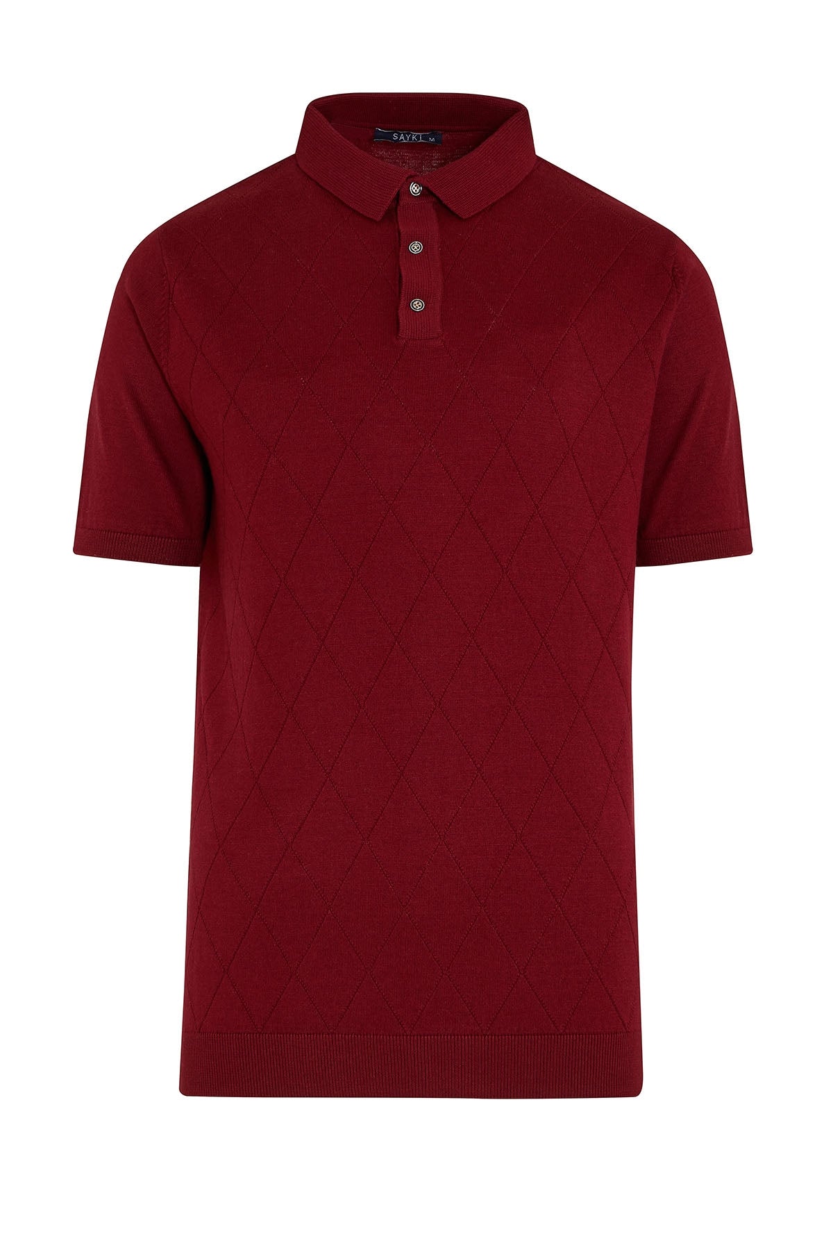 Regular Fit Light Burgundy Cotton Blend Polo T-Shirt - MIB