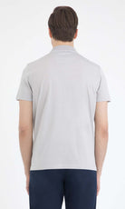 Regular Fit Light Gray Basic Cotton Polo T-Shirt - MIB