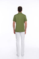 Regular Fit Light Green Basic Cotton Polo T-Shirt - MIB