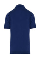 Regular Fit Light Navy Cotton Blend Polo T-Shirt - MIB