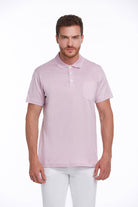 Regular Fit Lilac Basic 100% Cotton Polo T-Shirt - MIB