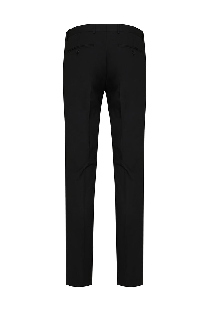 Regular Fit Low Waist Black Dress Pants - MIB