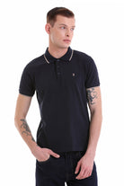 Regular Fit Navy 100% Cotton Polo T-Shirt - MIB