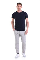 Regular Fit Navy Basic Cotton Crew Neck T-Shirt - MIB