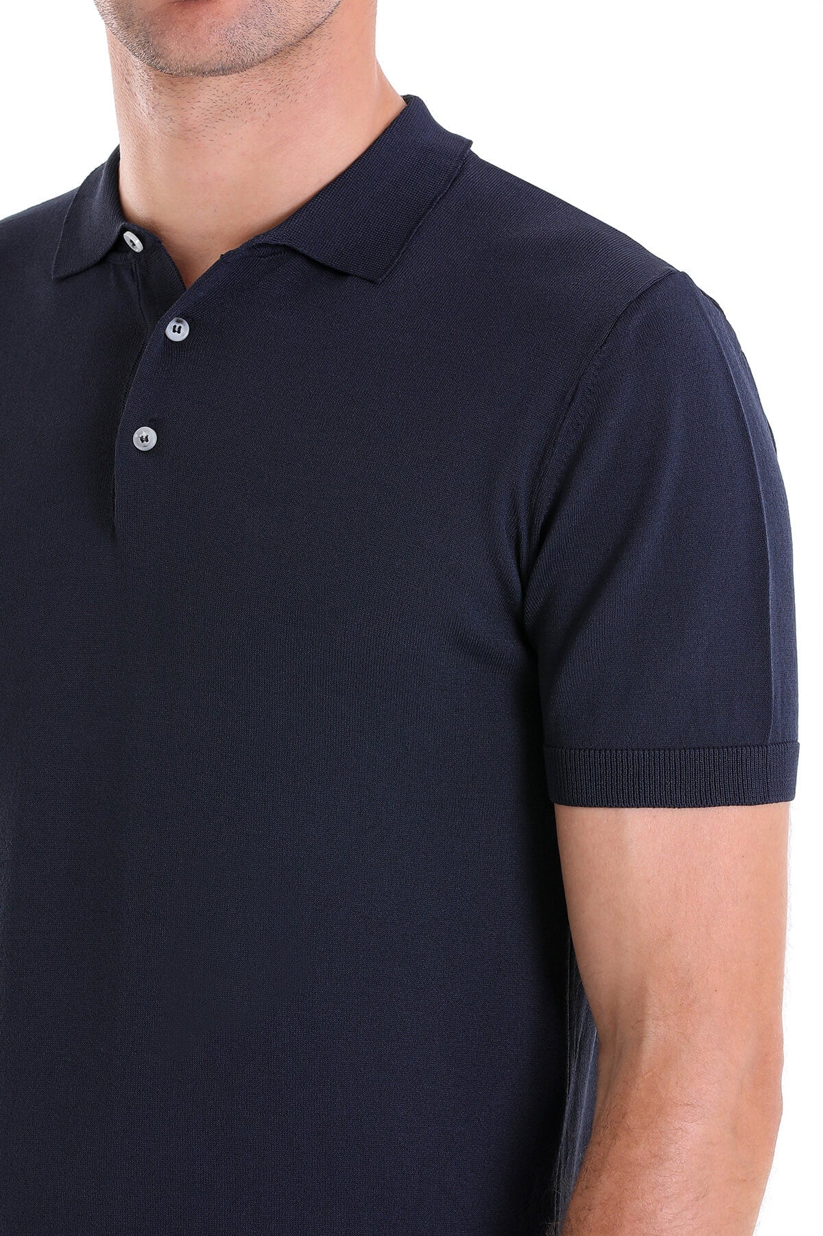 Regular Fit Navy Polo T-Shirt - MIB