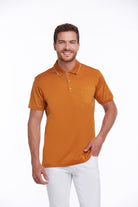 Regular Fit Orange Basic Cotton Polo T-Shirt - MIB