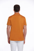 Regular Fit Orange Basic Cotton Polo T-Shirt - MIB