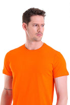 Regular Fit Orange X Basic Cotton Crew Neck T-Shirt - MIB