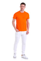 Regular Fit Orange X Basic Cotton Crew Neck T-Shirt - MIB