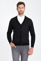 Regular Fit Patterned Cotton Blend Black - Charcoal