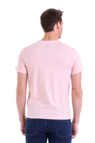 Regular Fit Pink Basic Cotton Crew Neck T-Shirt - MIB