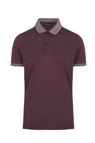 Regular Fit Plum Cotton Blend Polo T-Shirt - MIB