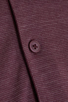 Regular Fit Plum Cotton Blend Polo T-Shirt - MIB