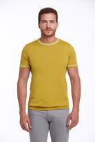 Regular Fit Saffron Basic Crew Neck T-Shirt - MIB