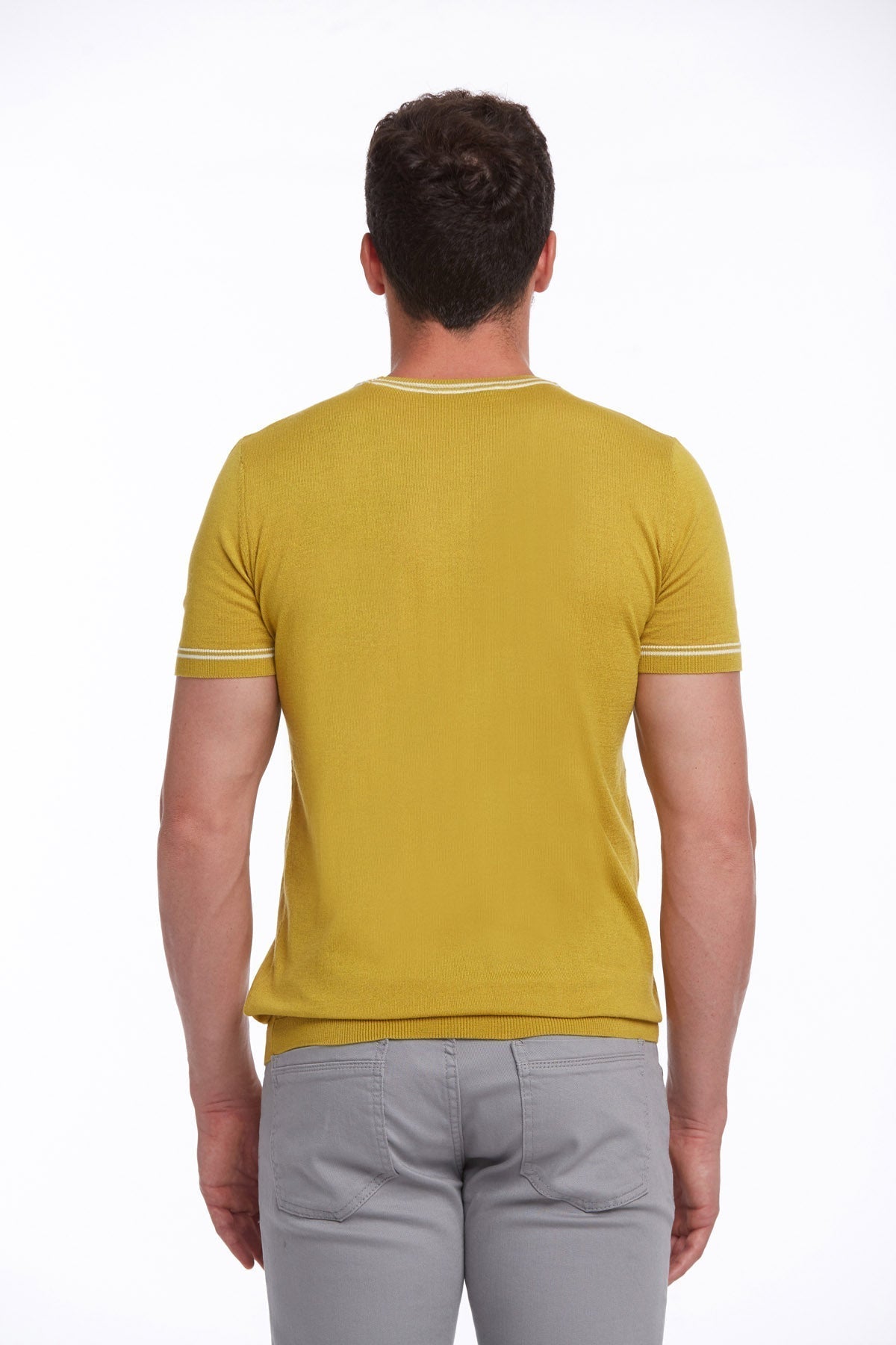 Regular Fit Saffron Basic Crew Neck T-Shirt - MIB